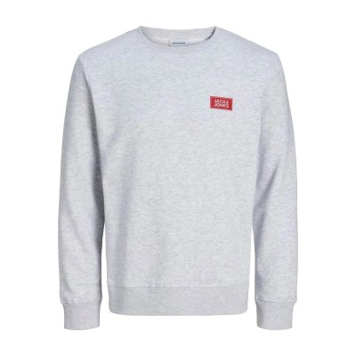 блуза,мъжки,пуловери,jack,&,jones,rush,sweatshirt,grey,(white,melange)