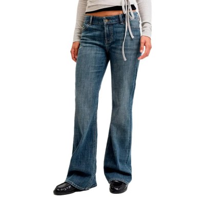 дънки,мъжки,панталони,дамски,панталони,jack,&,jones,texas,c418,flare,fit,jjxx,low,waist,jeans,blue,(blue,denim)