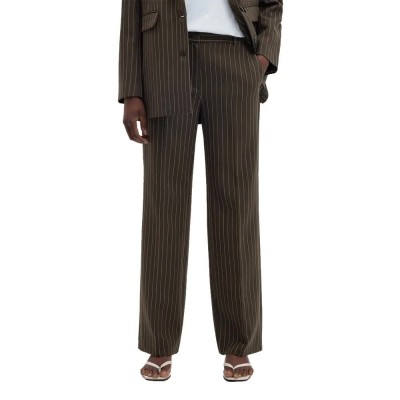панталони,мъжки,панталони,дамски,панталони,selected,rita,wide,leg,pants,brown,(delicioso,stripes,pinstripe)
