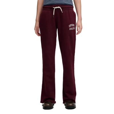 анцуг,мъжки,панталони,дамски,панталони,superdry,athletic,embroidered,flare,joggers,red,(port,red)