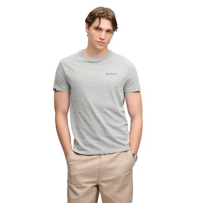 тениска,мъжки,тениски,дамски,тениски,superdry,essential,company,logo,short,sleeve,t,shirt,grey,(sleet,grey,marl,green)