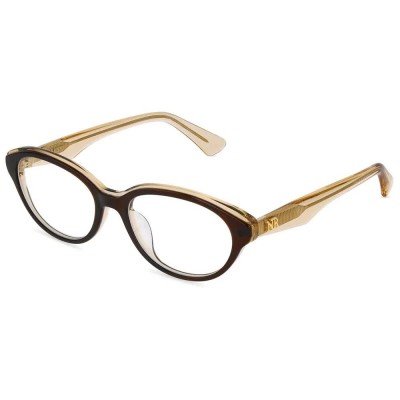 очила,nina,ricci,vnr504,17x53x140mm,reading,glasses,brown,(brown,top,beige)