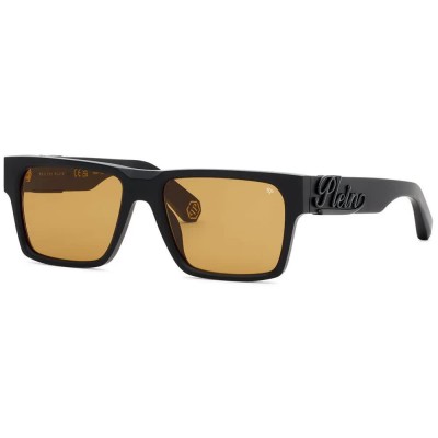 слънчеви,очила,слънчеви,очила,philipp,plein,spp255m,18x57x150mm,sunglasses,black,(matt,sandblasted,black)