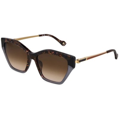слънчеви,очила,слънчеви,очила,yalea,sya258,17x55x140mm,woman,sunglasses,brown,(brown,fantasy)
