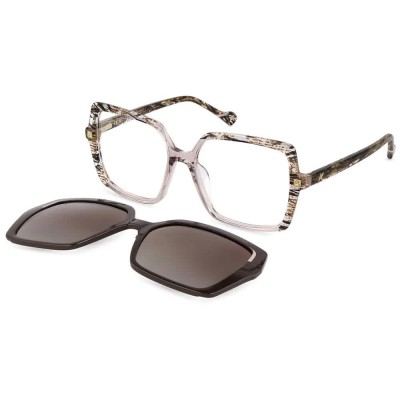 слънчеви,очила,слънчеви,очила,yalea,uya270,16x55x140mm,woman,polarized,sunglasses,brown,(clear,beige)