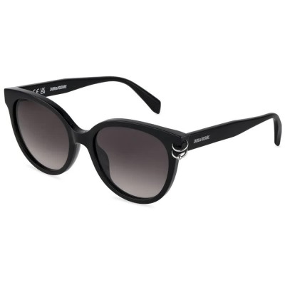 слънчеви,очила,слънчеви,очила,zadig&voltaire,szv523v,18x54x140mm,woman,sunglasses,black,(shiny,black)