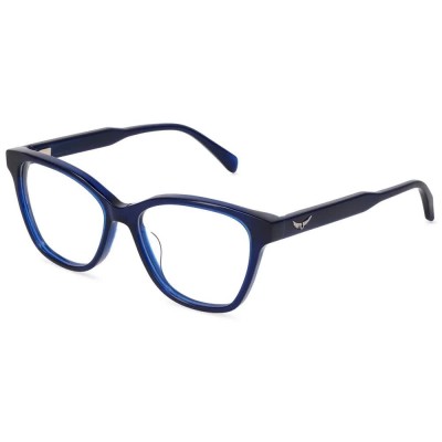очила,zadig&voltaire,vzv527,15x52x140mm,reading,glasses,blue,(shiny,clear,blue)