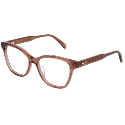 очила,zadig&voltaire,vzv527,15x52x140mm,reading,glasses,brown,(shiny,clear,light,brown)