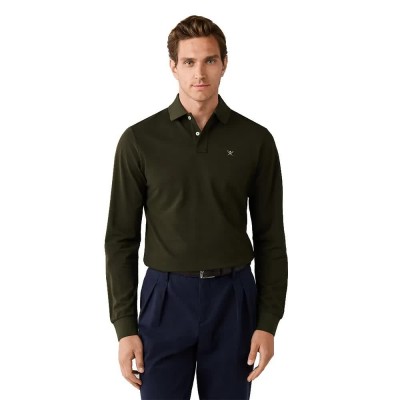 дамски,блузи,с,яка,мъжки,блузи,с,яка,hackett,hm5500048,long,sleeve,polo,green,(hunter,green)