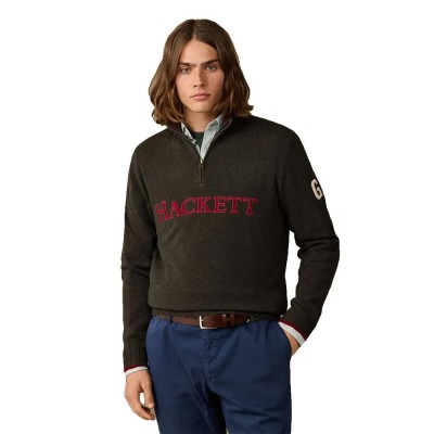 блуза,мъжки,пуловери,дамски,пуловери,hackett,hm7000258,sweater,green,(hunter,green)