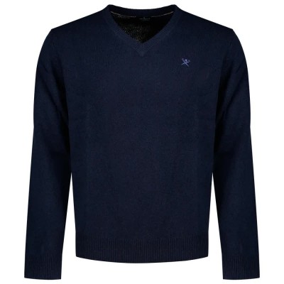 блуза,мъжки,пуловери,дамски,пуловери,hackett,hm7000288,v,neck,sweater,blue,(old,navy)