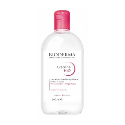 козметика,за,почистване,bioderma,crealine,h2o,new,500ml,micellar,water,clear