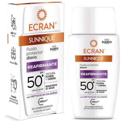 козметика,за,защита,от,слънце,ecran,serum,sunnique,spf50+,40ml,facial,sunscreen,clear
