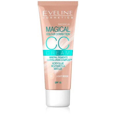 специфични,козметични,продукти,eveline,cc,magical,perfection,light,no50,30ml,facial,cream,clear