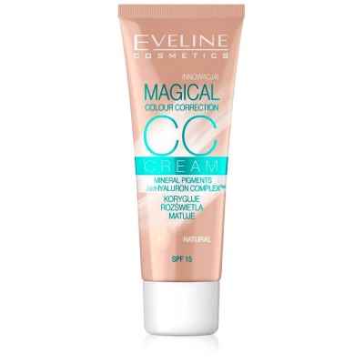 специфични,козметични,продукти,eveline,cc,magical,perfection,natural,no51,30ml,facial,cream,clear