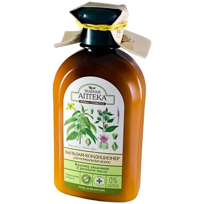 хигиена,коса,green,pharmacy,burdock,&,nettle,300ml,conditioner,golden