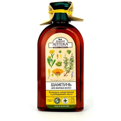 хигиена,коса,green,pharmacy,oily,hair,rosemary&calendula,350ml,shampoo,red