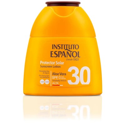 козметика,за,защита,от,слънце,instituto,español,aloe,vera,spf30,100ml,sunscreen,yellow