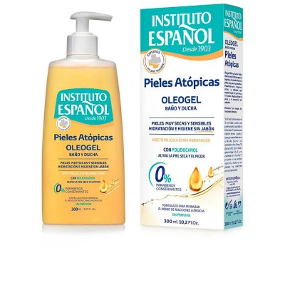 хигиена,тяло,instituto,español,oleo,atopic,skin,300ml,shower,gel,clear