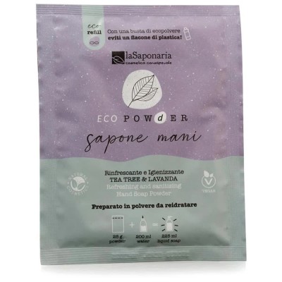 хигиена,тяло,la,saponaria,powder,tea,tree,&,lavender,25g,hands,gel,clear