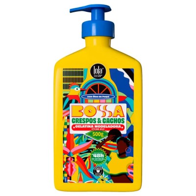 хигиена,коса,lola,cosmetics,bossa,modeling,500g,styling,cream,yellow