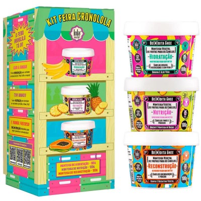 специфични,козметични,продукти,lola,cosmetics,kit,feira,cronolola,100g,hair,mask,multicolor