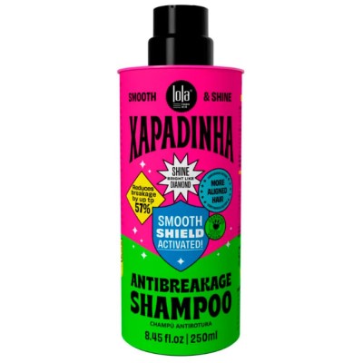 хигиена,коса,lola,cosmetics,xapadinha,antibreak,250ml,shampoo,pink