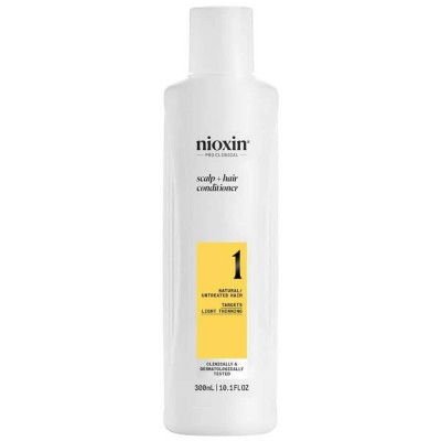 хигиена,коса,nioxin,system,1,light,thinning,300ml,conditioner,clear