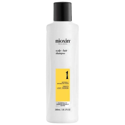 хигиена,коса,nioxin,system,1,lights,thinning,300ml,hair,loss,shampoo,clear