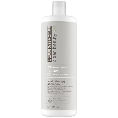 хигиена,коса,paul,mitchell,clean,beauty,scalp,therapy,1l,shampoo,clear