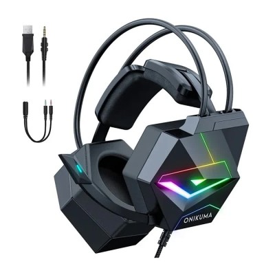 слушалки,слушалки,onikuma,x20,headphones,silver,(black)