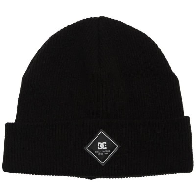 шапка,всички,шапки,dc,shoes,label,beanie,refurbished,black,(black)