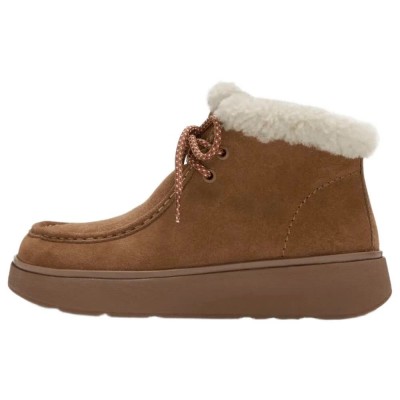 обувки,дамски,боти,мъжки,боти,fitflop,gen,ff,suede,shearling,lace,up,boots,brown,(terracotta,tan)