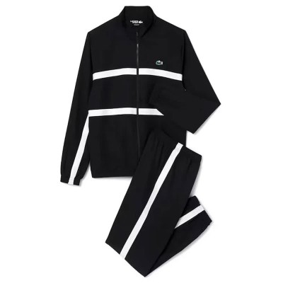 анцуг,мъжки,анцузи,lacoste,diamond,effect,taffeta,tracksuit,black,(black,white,sencha)