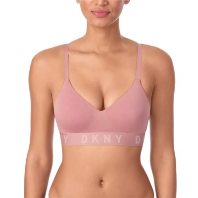 дамско,бельо,дамски,бикини,и,танкини,dkny,cozy,boyfriend,collection,wirefree,bra,pink,(rosewood)