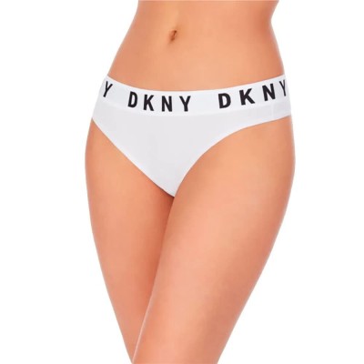 дамско,бельо,дамски,бикини,и,танкини,dkny,cozy,boyfriend,thong,white,(white,black)