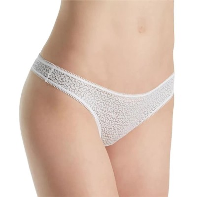 дамско,бельо,дамски,бикини,и,танкини,dkny,modern,lace,trim,thong,white,(poplin,white)