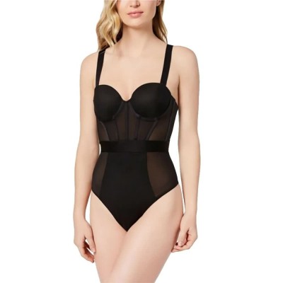 дамски,бодита,dkny,sheers,cupped,strapless,sleeveless,body,black,(black)