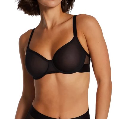 дамско,бельо,дамски,бикини,и,танкини,dkny,sheers,unlined,demi,bra,black,(black)