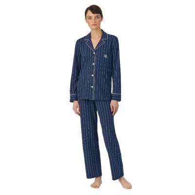 пижама,дамски,пижами,lauren,bci,long,sleeve,pyjama,blue,(navy,print)