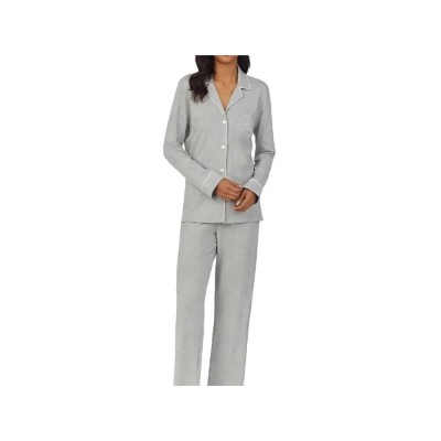 пижама,дамски,пижами,lauren,hammond,long,sleeve,pyjama,grey,(hgrey)