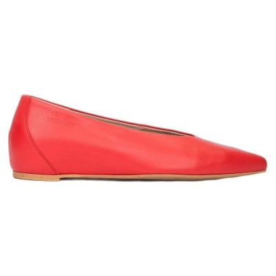 обувки,дамски,обувки,wonders,triana,02,ballet,pumps,red,(flame)