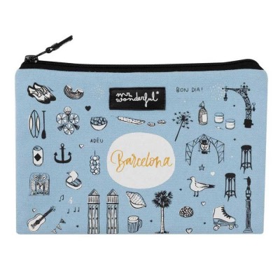 несесер,тоалетни,принадлежности,mr,wonderful,barcelona,wash,bag,blue,(blue)
