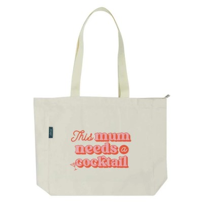 чанта,всички,чанти,mr,wonderful,this,mum,needs,a,cocktail,tote,bag,beige,(pink)