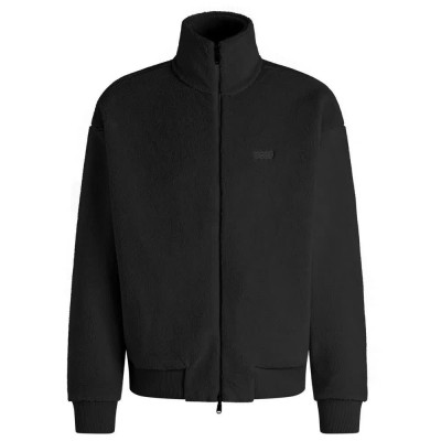блуза,мъжки,пуловери,boss,50569780,green,full,zip,sweatshirt,black,(black)