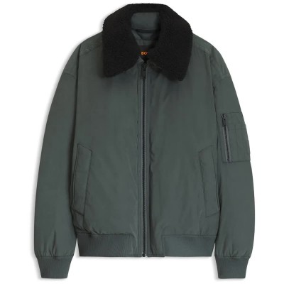 яке,мъжки,якета,дамски,якета,и,палта,boss,omoody1,10281896,orange,jacket,green,(open,green)