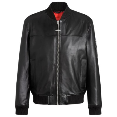 яке,мъжки,якета,дамски,якета,и,палта,hugo,ladamor,10275316,red,jacket,black,(black)