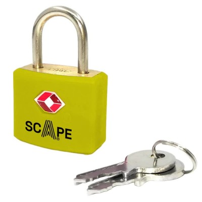 други,аксесоари,scape,travel,e0112,padlock,yellow,(red,silver)