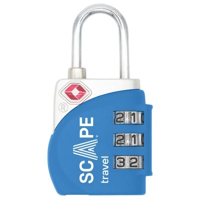 други,аксесоари,scape,travel,e0113,padlock,clear,(blue,silver)