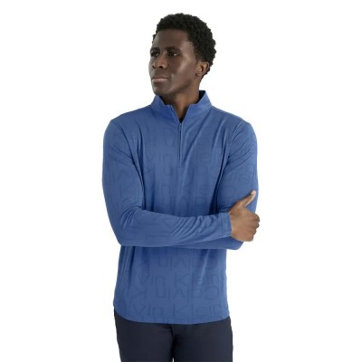 блуза,мъжки,пуловери,calvin,klein,golf,avondale,half,zip,sweatshirt,blue,(blue,hibiscus)